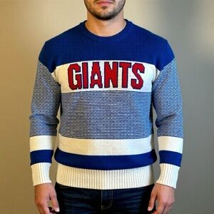 VTG 80’s NFL New York Giants Cliff Engle Knit Sweater SZ Small REALLY NICE!!!